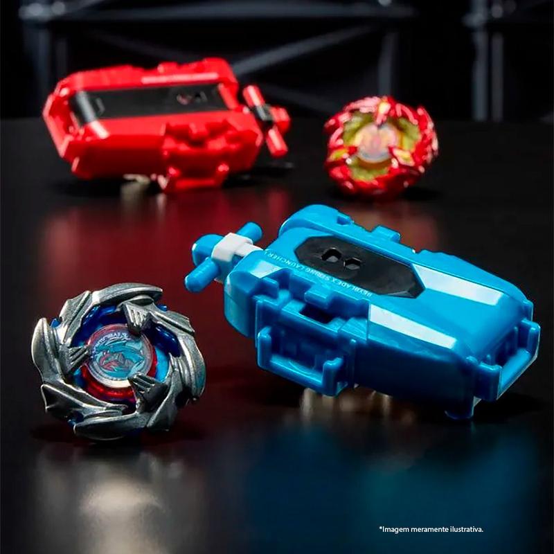 Beyblade X Lançador Deluxe Cobalt Dragoon 2-60C G1491 - Hasbro